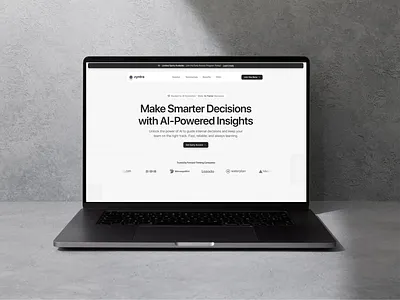 Website Design AI Company SaaS business case studie clean clean design ia insights landing page performance platform saas team web web design website website design