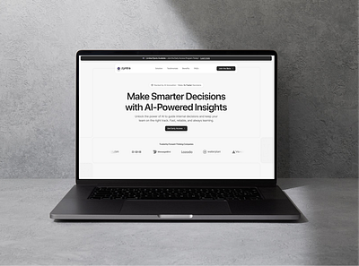 Website Design AI Company SaaS business case studie clean clean design ia insights landing page performance platform saas team web web design website website design