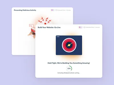 Loading Blocks — Interactive Step-by-Step UI illustration interactiondesign loadinganimation modernui onboarding productdesign progressui techdesign uidesign uiux uxdesign webdesign