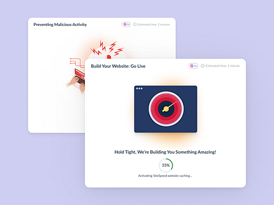 Loading Blocks — Interactive Step-by-Step UI illustration interactiondesign loadinganimation modernui onboarding productdesign progressui techdesign uidesign uiux uxdesign webdesign