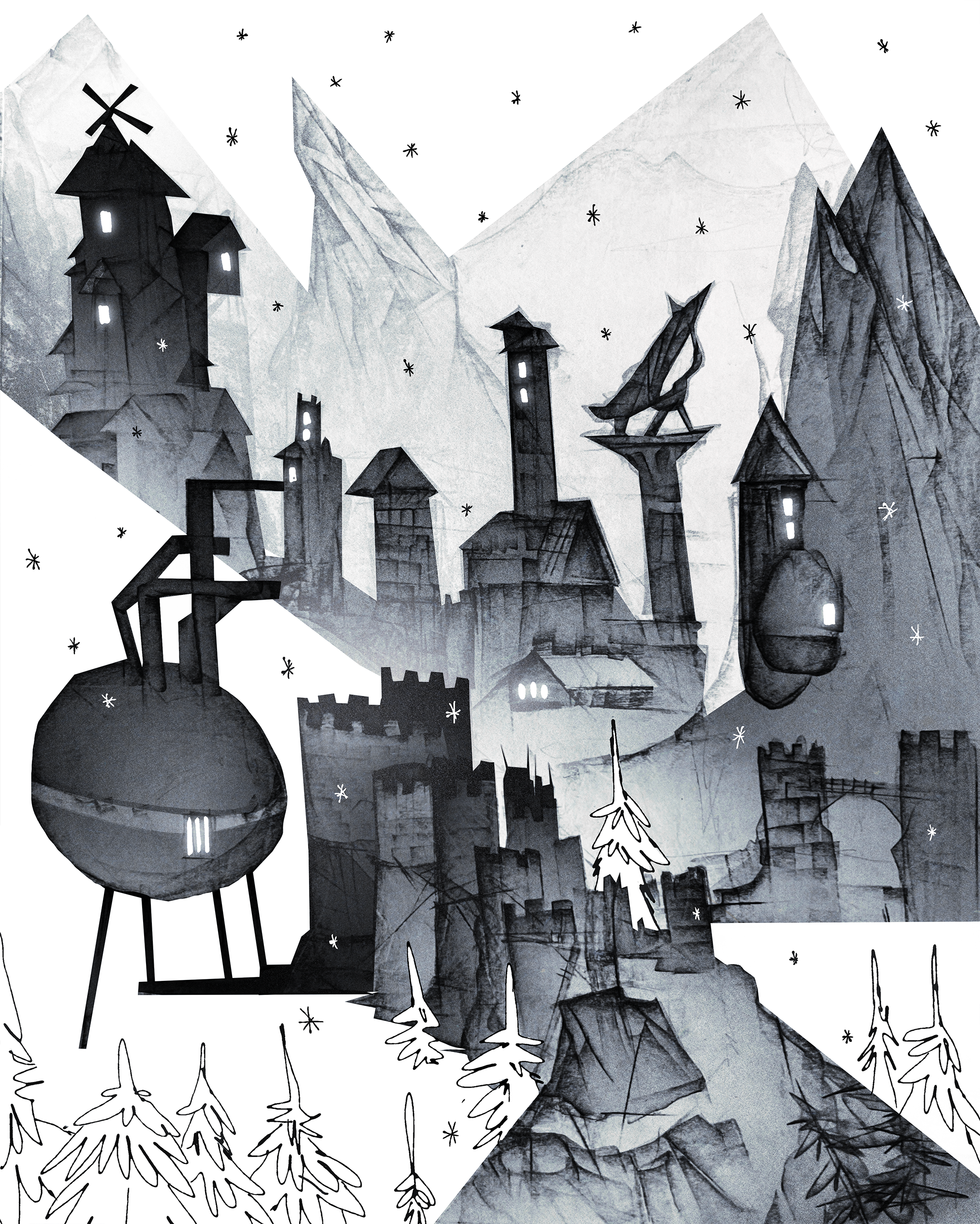 Mountain clans | Disciples 2 Capitals character character design design digital art digital illustration illustration photoshop procreate