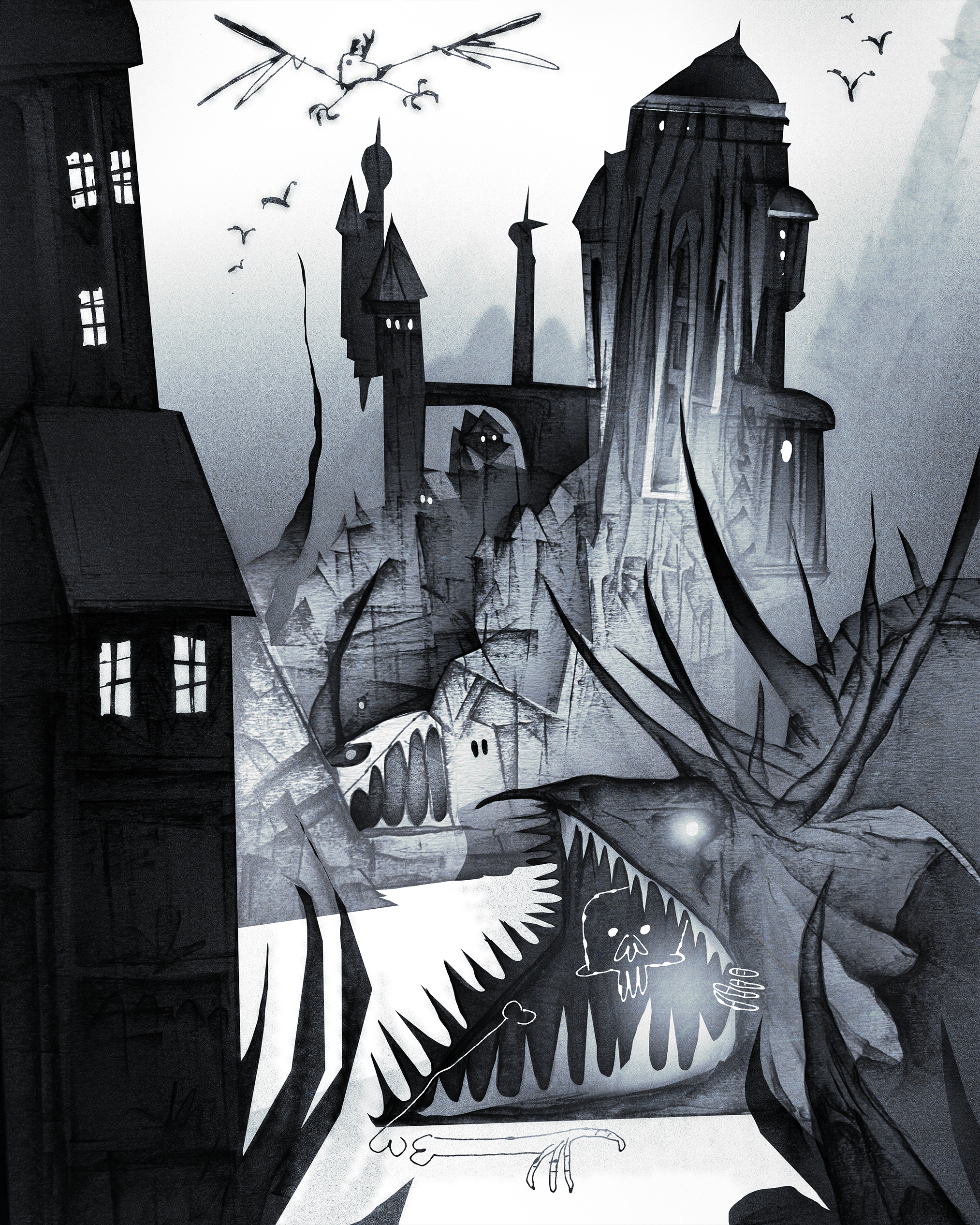 Undead Hordes | Disciples 2 Capitals character character design design digital art digital illustration illustration photoshop procreate