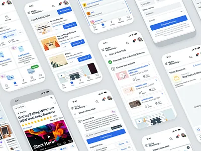 Full Mobile Business Experience — Web-to-Mobile UI app businessapp cleandesign interactiondesign interface mobile mobileappdesign mobileui modernui productivity responsive uidesign uiux uxdesign webtomobile