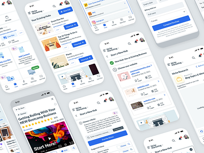Full Mobile Business Experience — Web-to-Mobile UI app businessapp cleandesign interactiondesign interface mobile mobileappdesign mobileui modernui productivity responsive uidesign uiux uxdesign webtomobile