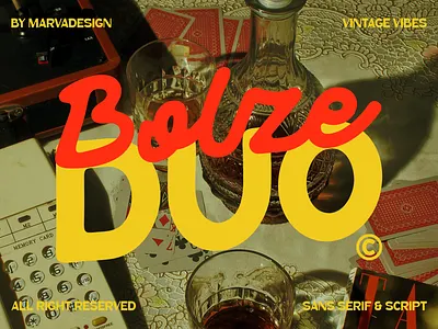 Bolze Font advertisement block bold casual display hand lettering handwritten heavy logo magazine movie organic poster powerful retro rough rounded sans serif script vintage
