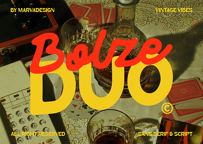 Bolze Font advertisement block bold casual display hand lettering handwritten heavy logo magazine movie organic poster powerful retro rough rounded sans serif script vintage