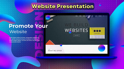 Website Presentation landing page website website design website presentation website promo