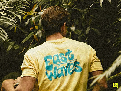 Eastwavesco Groovy Design 80s beach beach brand design east coast surf groovy hand drawn hand drawn logo illustration jungle brand ocean brand retro retro hand lettering surf surf brand surf logo surfboard tropical tropical brand wave brand