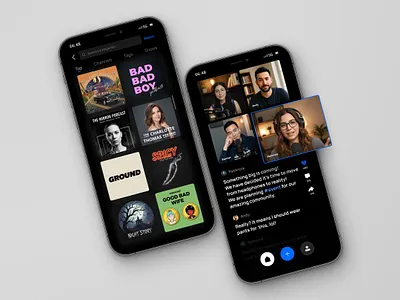 Zencastr - Podcast creation app app clear design ios minimal podcast ui ux