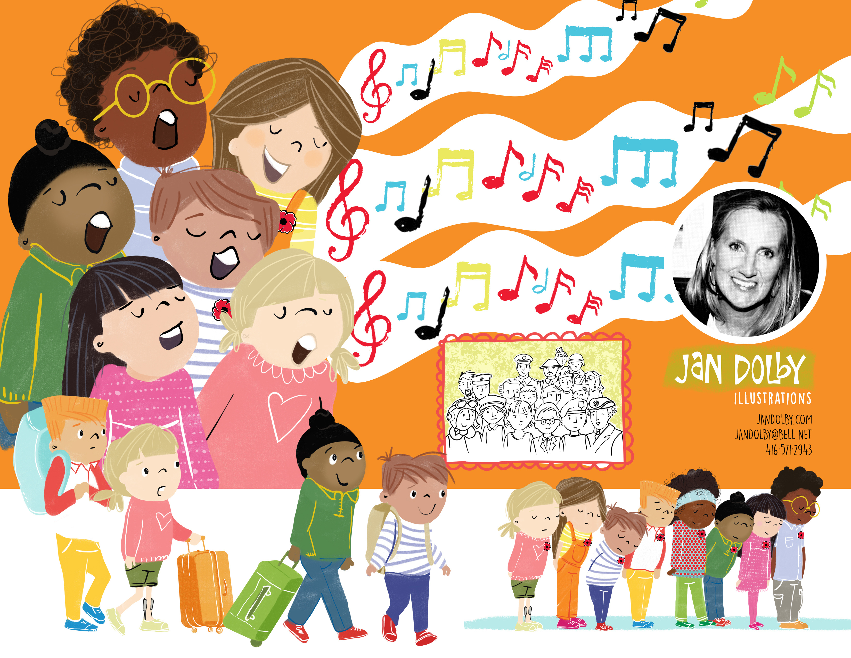Jan Dolby tearsheets books childrens illustration design digitalart editorial fiction graphic design illustration nonfiction photoshop picturebooks pubishing tear sheet