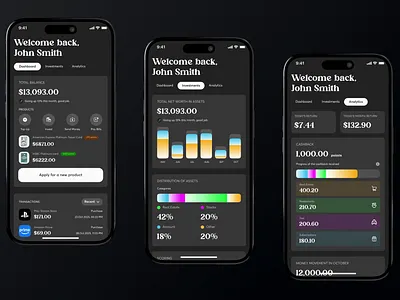 Tervid - Finance app & analysis app app design appliocation branding c2c crypto dashboard design financial fintech graphic design illustration logo mobile app mobile ui ui uiux vector web design