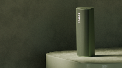 Sonos Speaker 3D Render 3d