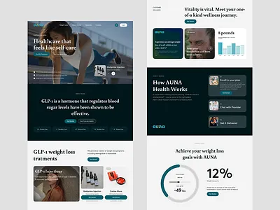 Healthcare Landing Page app branding cart cbd design ecommerce graphic design health healthcare illustration layout logo morden ui uiux vector web design website