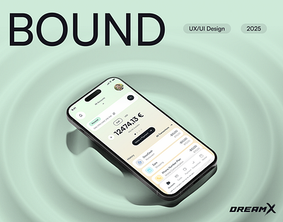 Mobile Banking App - Bound design dreamx ui ui design ux ux design