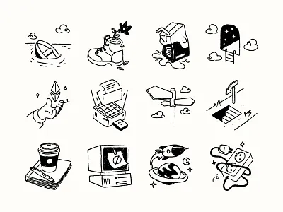 Empty State Website Illustrations application illustrations black and white branding brush stroke business illustration doodle empty state illustrations error illustration figma illustrations handdrawn icons inkdex illustrations loading illustration one color saas illustration symbols ui illustration vector illustration web icons website illustration