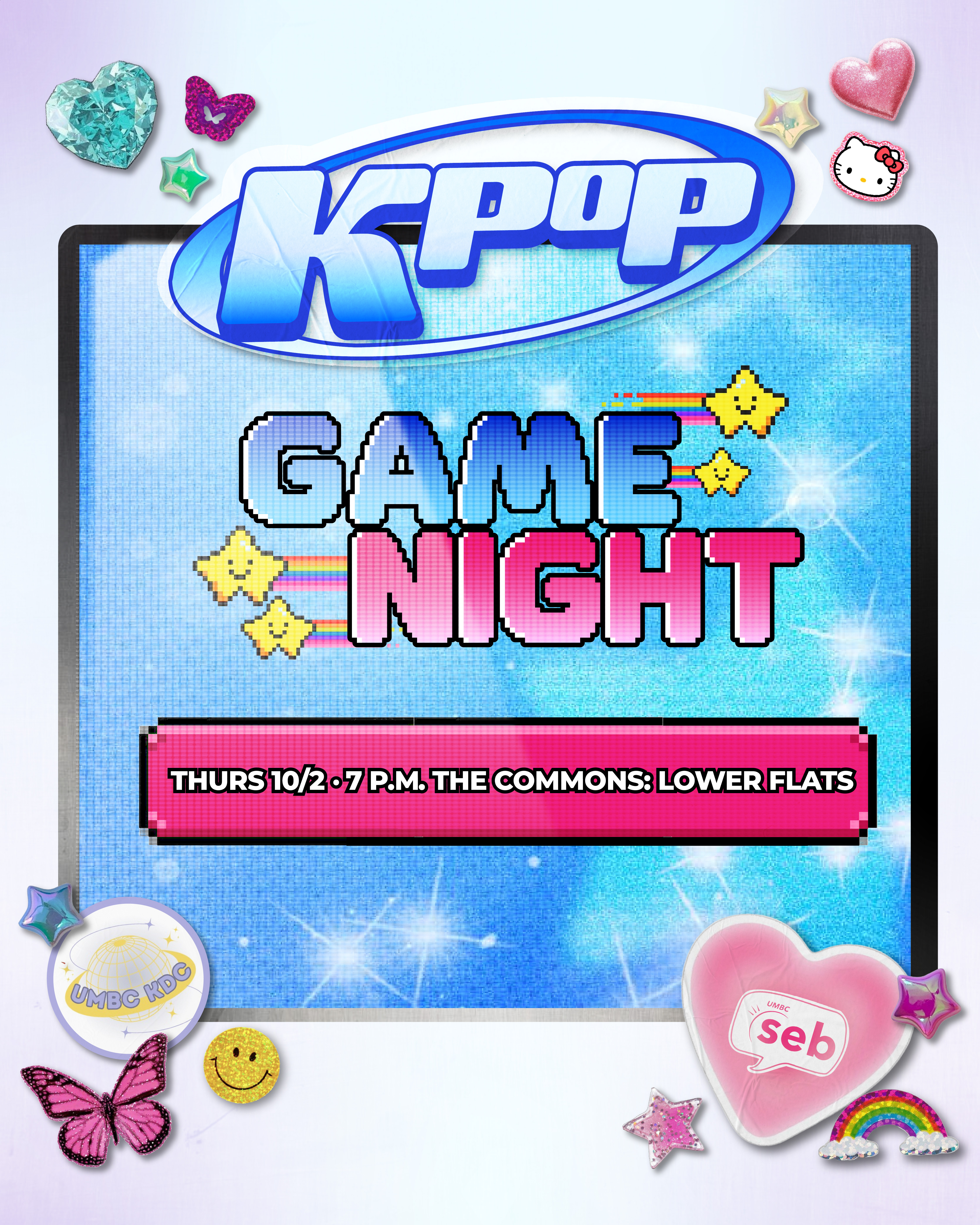 (seb) KPop Game Night IG Post adobe illustrator design graphic design illustrator social media