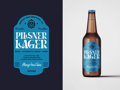 Barley Bay Brewing Co - Beer Label Design beer beer label design label packaging