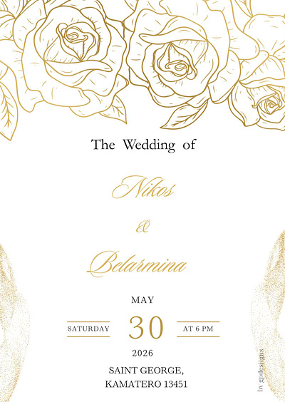 Save The Date design graphic design