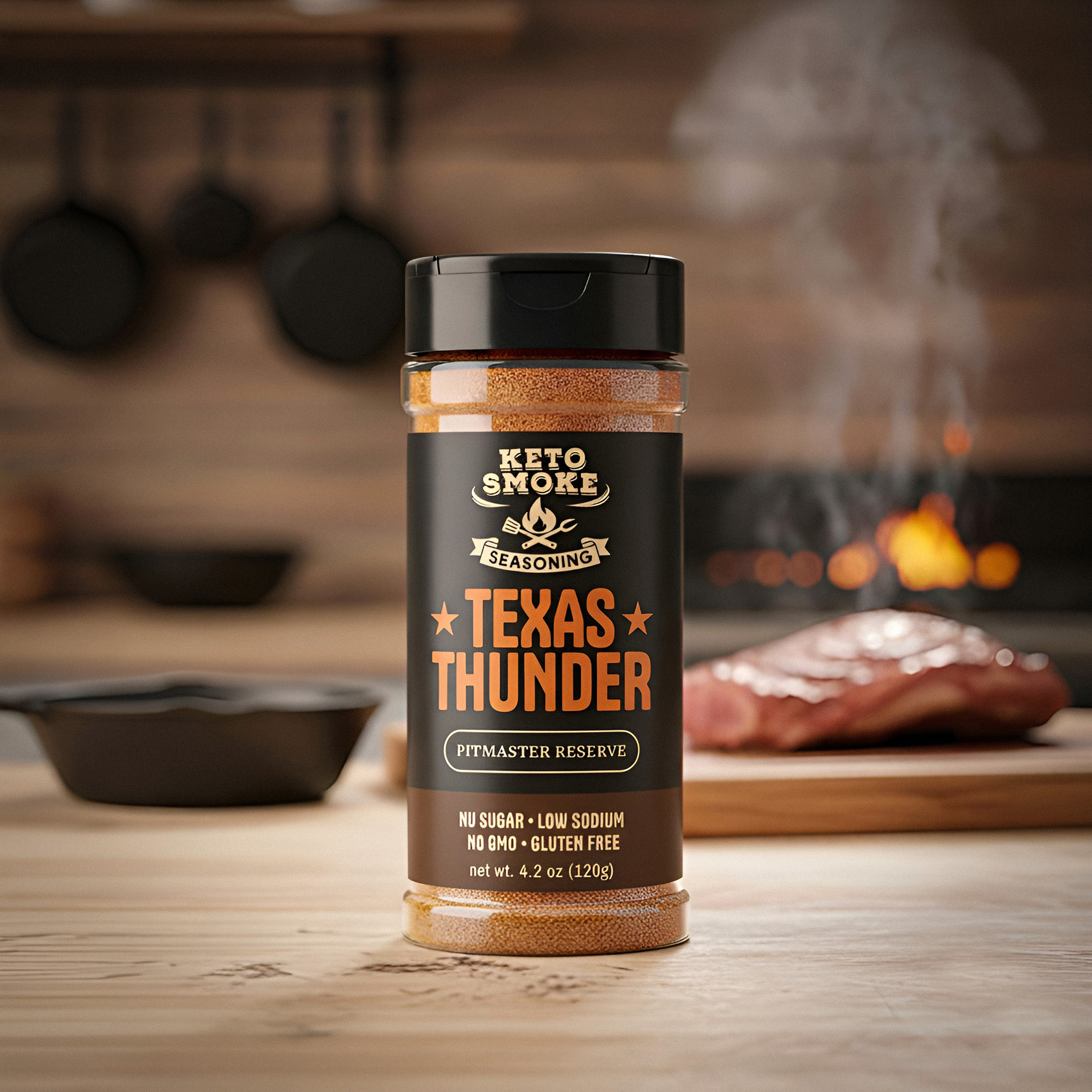 Keto Smoke - Seasoning Packaging Design design packaging