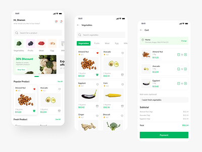 Yursayur | Grocery design exploration grocery healthy heath landing page ui vegetables visual