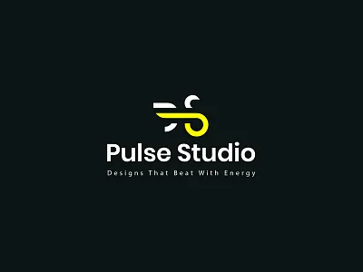 Pulse studio Logo design 3d branding graphic design logo