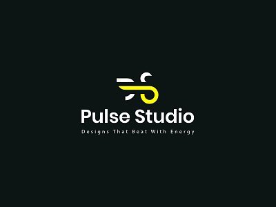 Pulse studio Logo design 3d branding graphic design logo