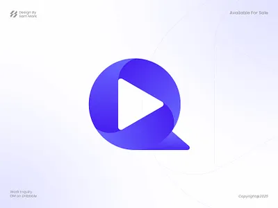 Q Letter Logo, Q+Play logo, Modern, Abstract, Startup, Media abstract logo branding custom logo design graphic design illustration logo logo design logotype media logo music logo play logo q letter logo design q lettermark q logo q logo design q logomark qplay logo vector