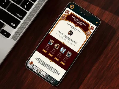 Mad Jackal Tattoo Collective Website Design design ui website design