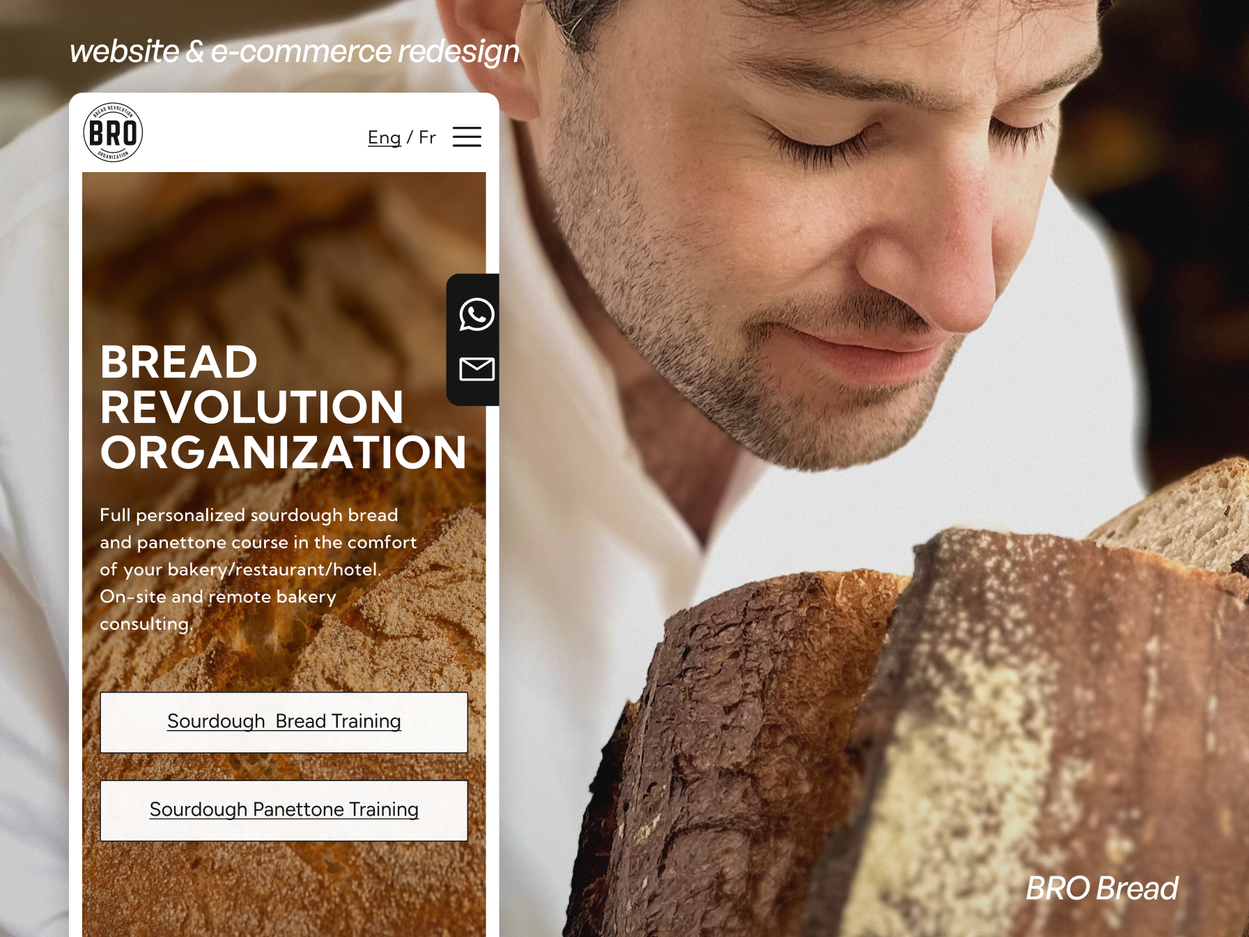 BRO Bread: website for the award-winning Parisian bakery bakery custom website e commerce editorial graphic design lead marketing product design ui ux website