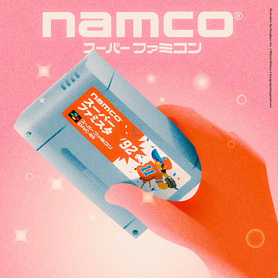 Retro Game Camp - Akihabara famicom illustration japan namco nintendo retro game travel vintage