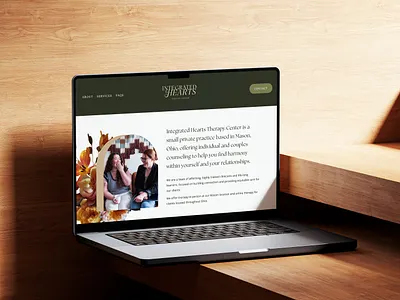 Brand + Website Design for Integrated Hearts Therapy brand design branding design graphic design icon design logo logo design ui website design