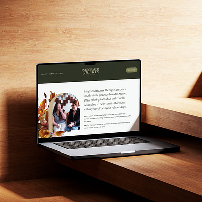Brand + Website Design for Integrated Hearts Therapy brand design branding design graphic design icon design logo logo design ui website design