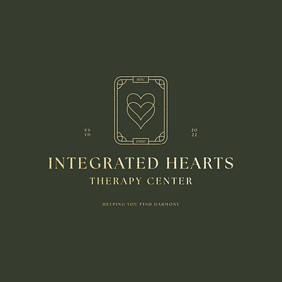 Brand + Website Design for Integrated Hearts Therapy brand design branding design graphic design icon design logo logo design ui website design