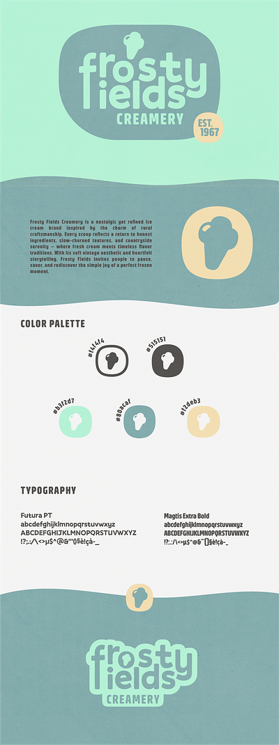 50 Day Logo Challenge - Day 27 - Ice cream logo dailylogo dailylogochallenge