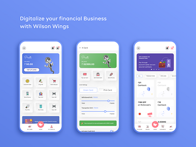 BranchX | Wilson Wings design mobile app ui ux