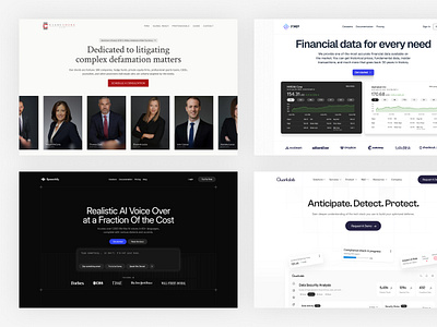 From The Web - Week #2 Recap after before cyber data equipment farm finance hero landing page lawyer parts recap redesign security ui web