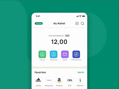 Klik SuperApp - Top up Flow animation app ux digital wallet fintech ggstudio klik superapp mobile payment top up transactions ux wallet
