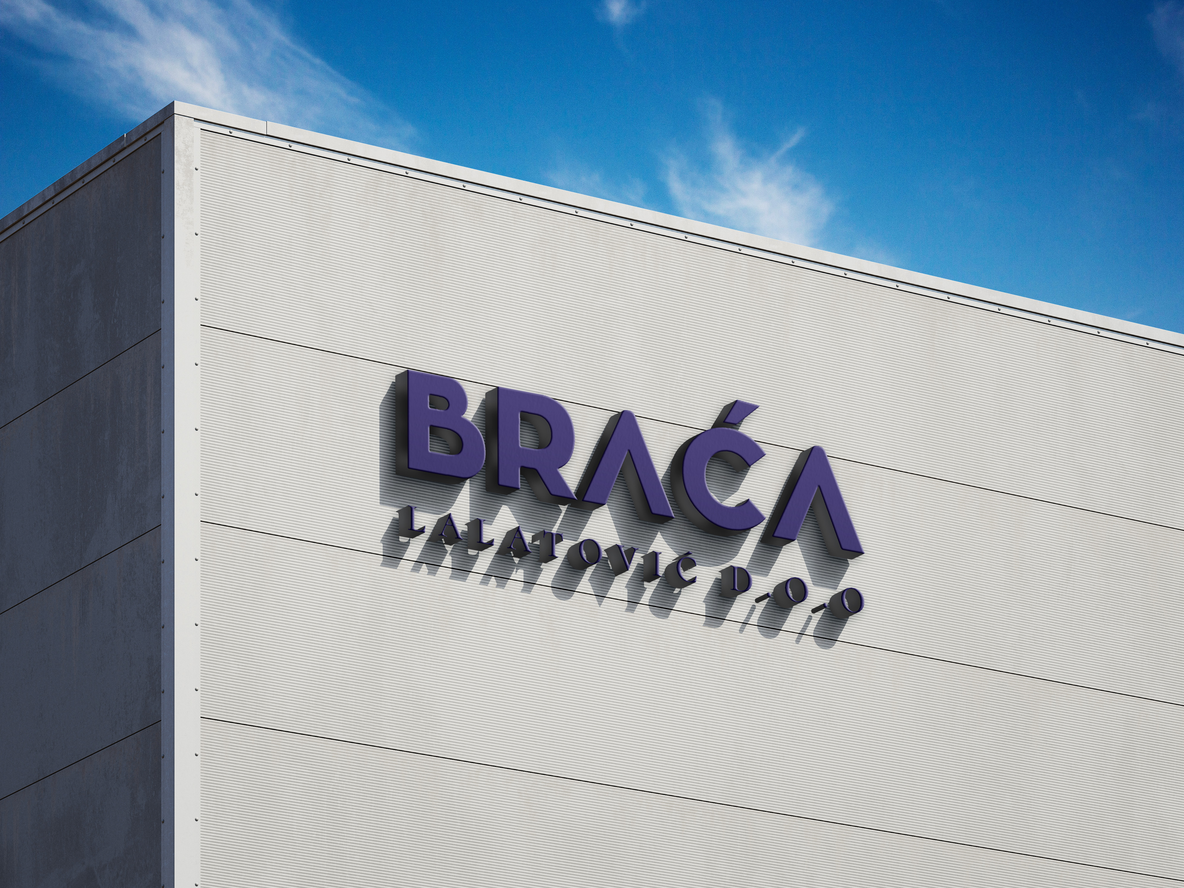 Logo - Braća Lalatović branding clean creative design graphic design logo logodesign logoinspirations logomark logotype minimal minimalistlogo mockup mockups print typography vector vintagelogo