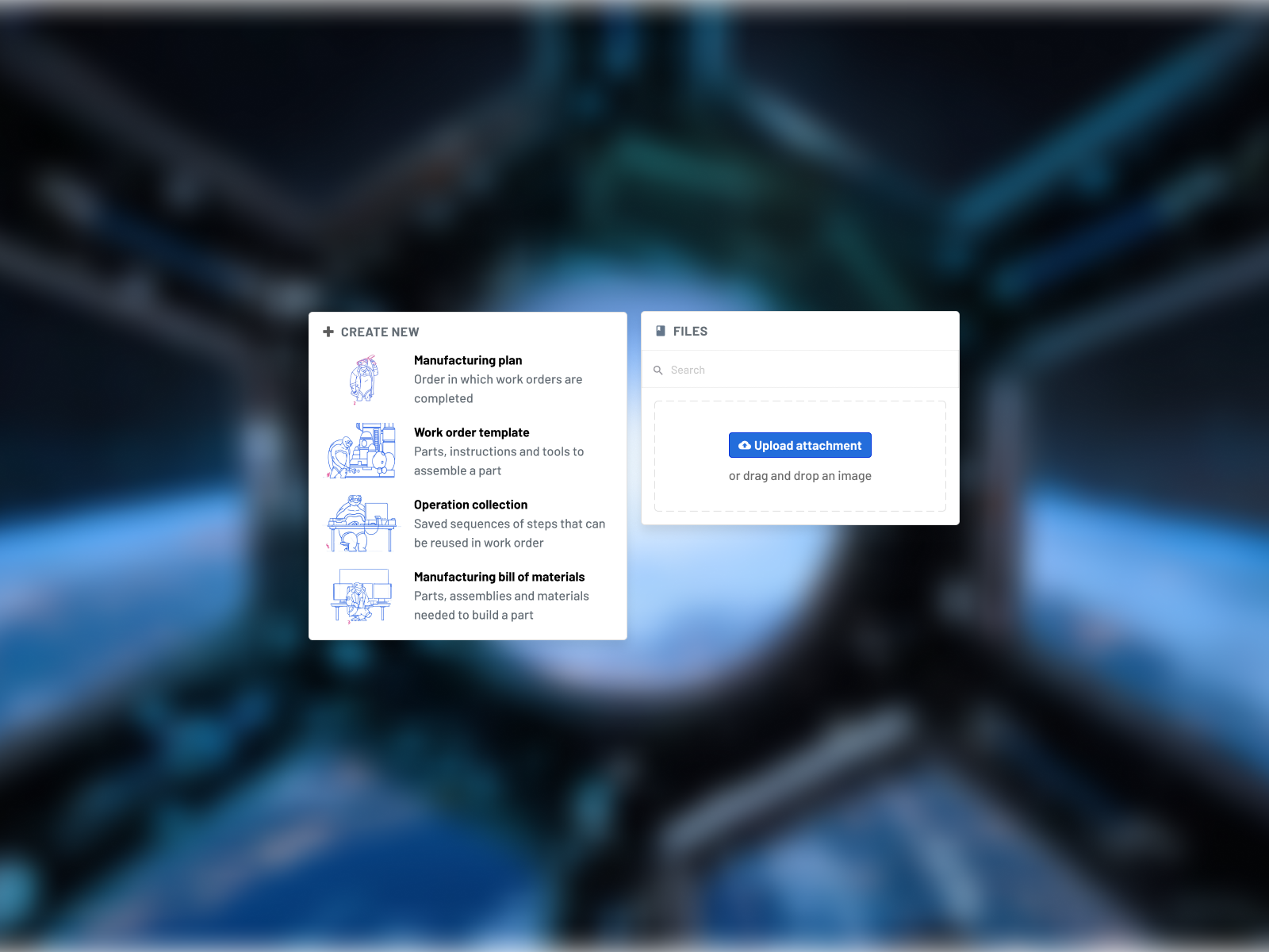 Blue Origin's Blue Whale's Blue Kit components dropdowns front end kit library navigation ui