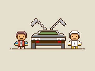 back to the future pixel art 16 bit 16bit 8 bit 8bit back to the future back to the future 2 back to the future 3 back to the future 4 back to the future car back to the future movie back to the future pixel art pixel people pixel person