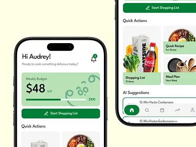 Supa - Fun and Smart Groceries App ai app assistant branding design fun graphic design groceries illustration iot logo minimalist mobile smart ui ux vector