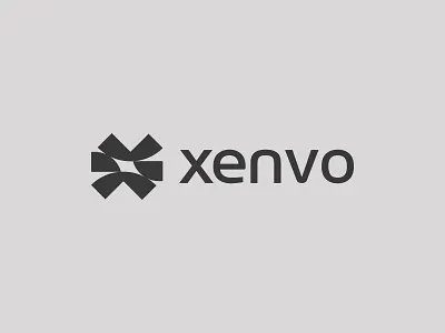 Xenvo — Modern Symbol Logo Design abstract logo branding connection logo creative logo digital logo futuristic logo geometric logo innovative logo logotype minimalist logo modern logo monogram logo symbol mark tech logo unique logo x lettermark x logo
