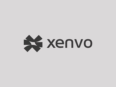 Xenvo — Modern Symbol Logo Design abstract logo branding connection logo creative logo digital logo futuristic logo geometric logo innovative logo logotype minimalist logo modern logo monogram logo symbol mark tech logo unique logo x lettermark x logo