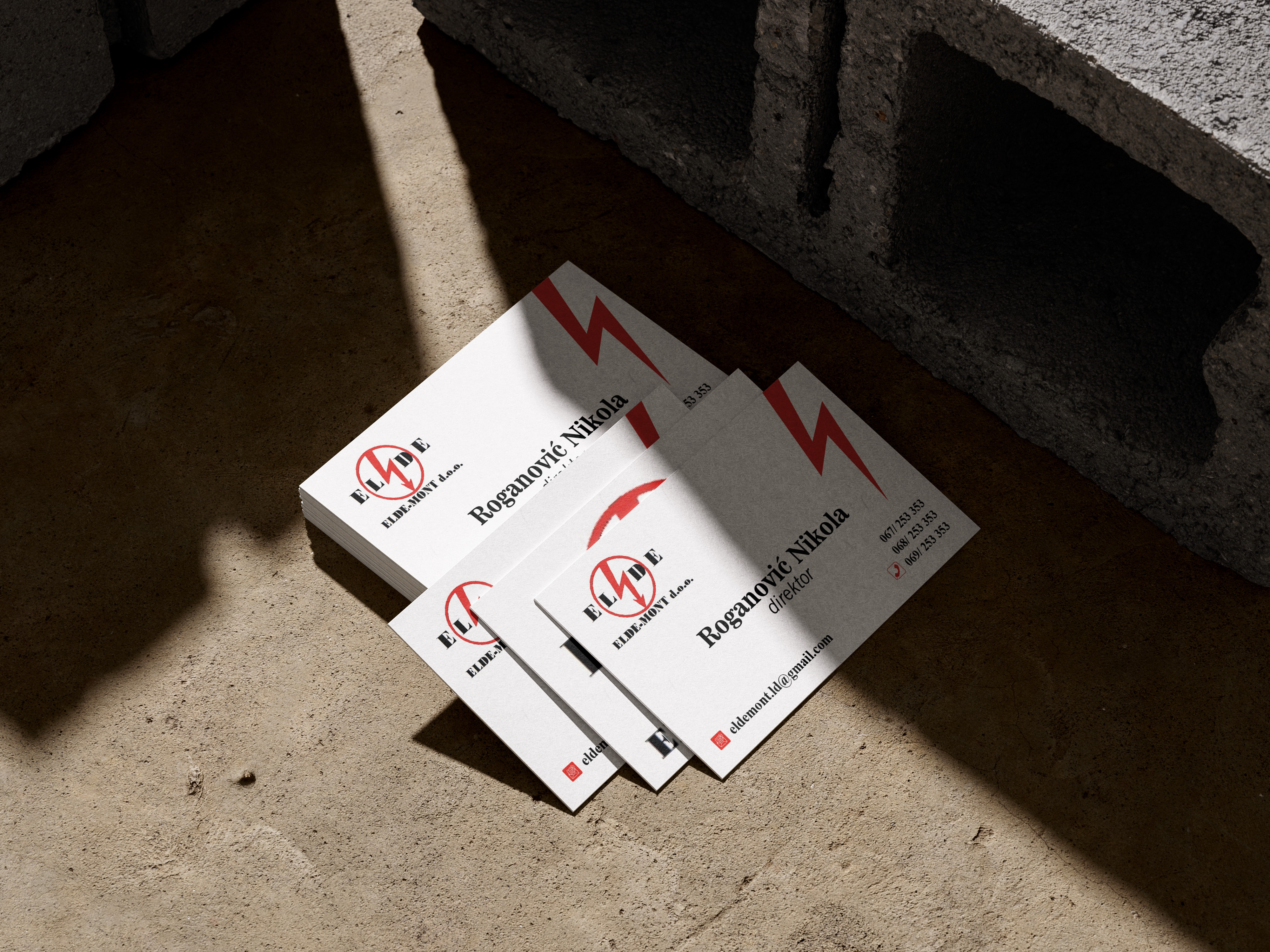 Business Card - ELDE MONT branding business card calling card card corporate business card creative business card design design graphic design identity illustration minimalist business card mockup modern business card print professional business card stationery design visit card