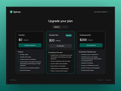 Spinex - AI Dashboard ai ai chat ai dashboard ai dashboard design artificial intelligence chat dashboard dashboard design design figma ui uidesign uiux uiux design unpixel ux uxdesign web web design website