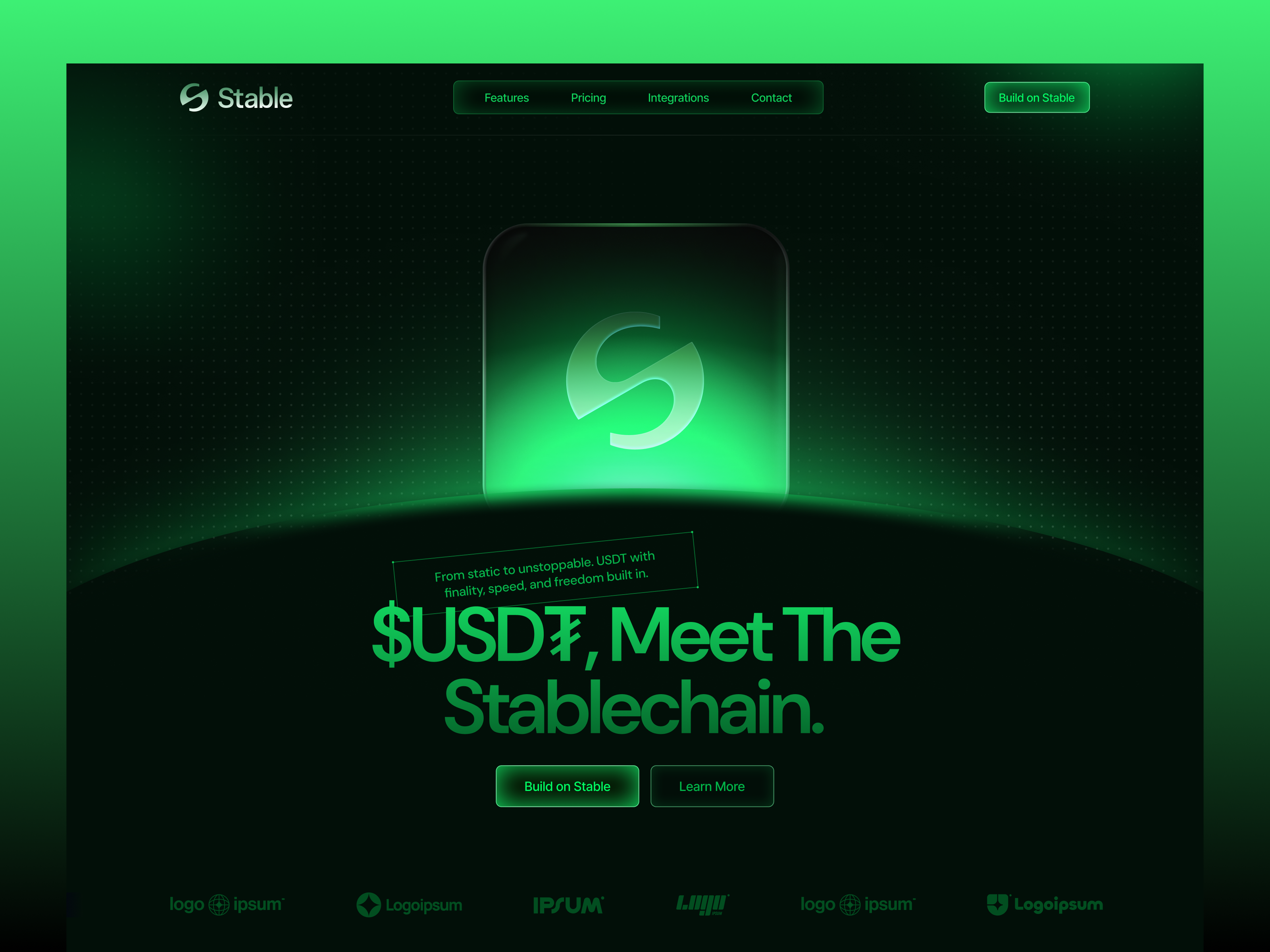 Example of Crypto Website Design