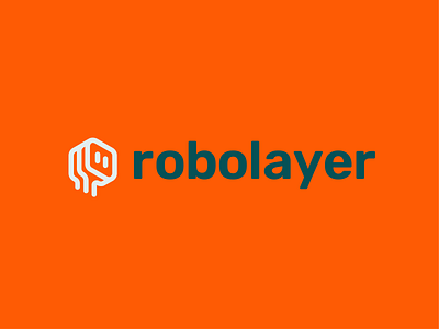 Robolayer brand branding clean logo concept creative logo identity logo logomark modern logo robo logo simple logo startup logo