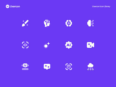 Artificial Intelligence - Uxercon Icon Library ai ai icon ai logo animation artificial intelligence artificial intelligence icon design digital figma icon icon design icon set internet logo tech technology ui uiux ux uxercon