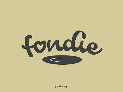 fondie typography wordmark brand design brand identity creativelogo custom type design lovers dribbble showcase food brand logo handlettering heart logo lettering design logo design logo inspiration logo type minimal logo modern branding script logo typography logo unique typography visual identity wordmark