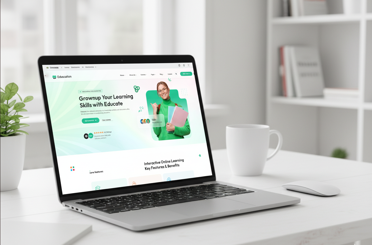 Educational website design agency design design agency educational website lms website website design